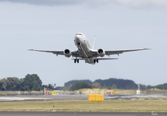 A Royal New Zealand Air Force P-8A Poseidon