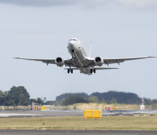 A Royal New Zealand Air Force P-8A Poseidon