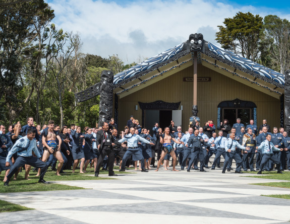 Opening Pōwhiri of the RNZAF Tūrangawaewae at Base Ohakea. 