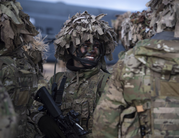 A group of New Zealand Army recruits in Waiouru 