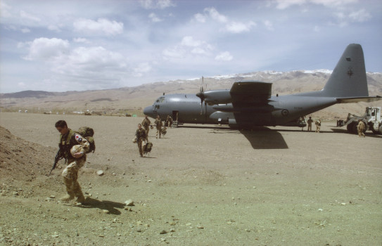 C-130H Hercules NZ7005 in Bamiyan, Afghanistan, 2006