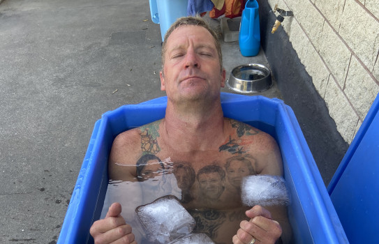 Dave ice bath