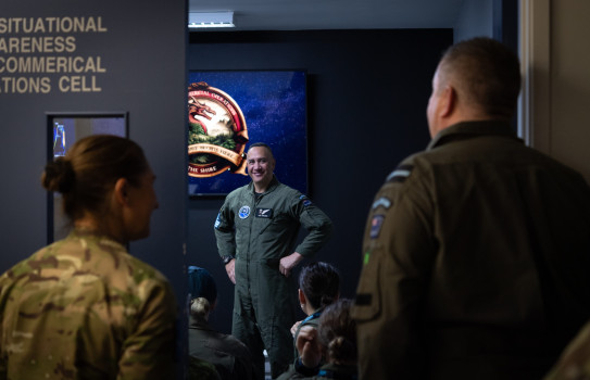 School to Skies students enjoy a visit to the NZDF Space Program