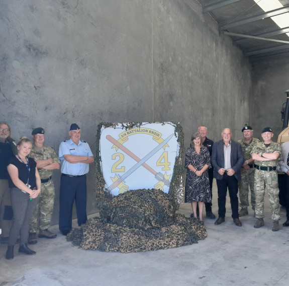 The new Reserve Operating Base will allow permanent storage of utility vehicles, stores and other equipment on the West Coast