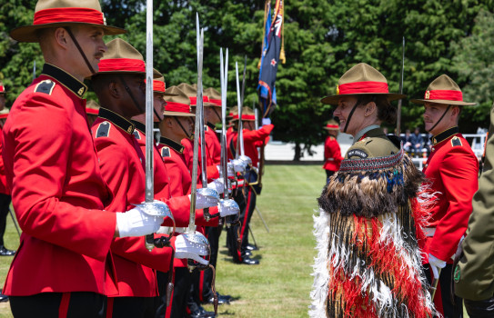 Chief of Army Major General Rose King was the Reviewing Officer for the graduation.