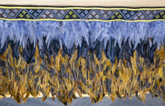 NZ Invictus Team kahu huruhuru, Matariki weaved by Rebecca Graham